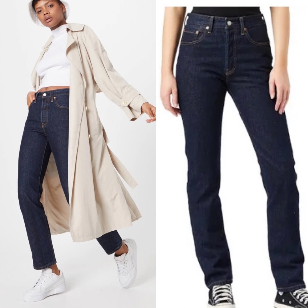 Levi’s 501 women’s High Rise straight indigo